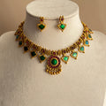 Palakka Necklace & Earrings Set