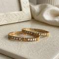 Pearl Temple Bangles – Antique Gold