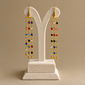 Navratna Tassel Earrings