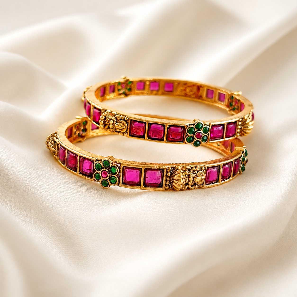 Ruby Kemp Temple Bangle