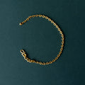 Gold Heart Link Chain Bracelet