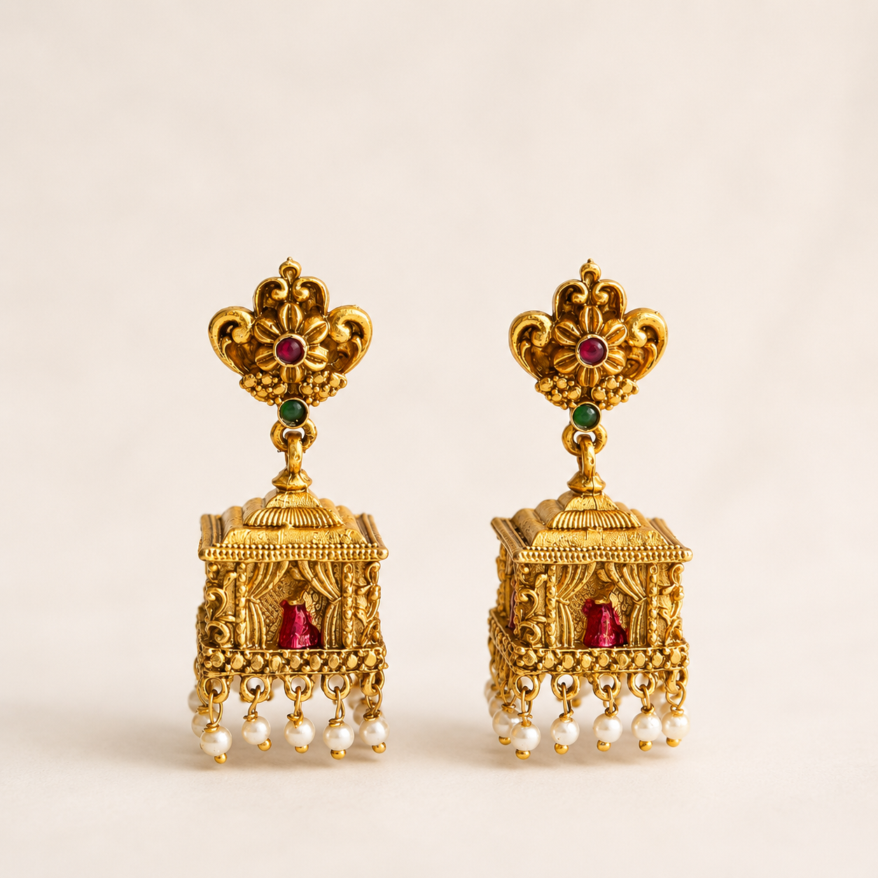 Rajwada Heritage Pallakku Necklace Set