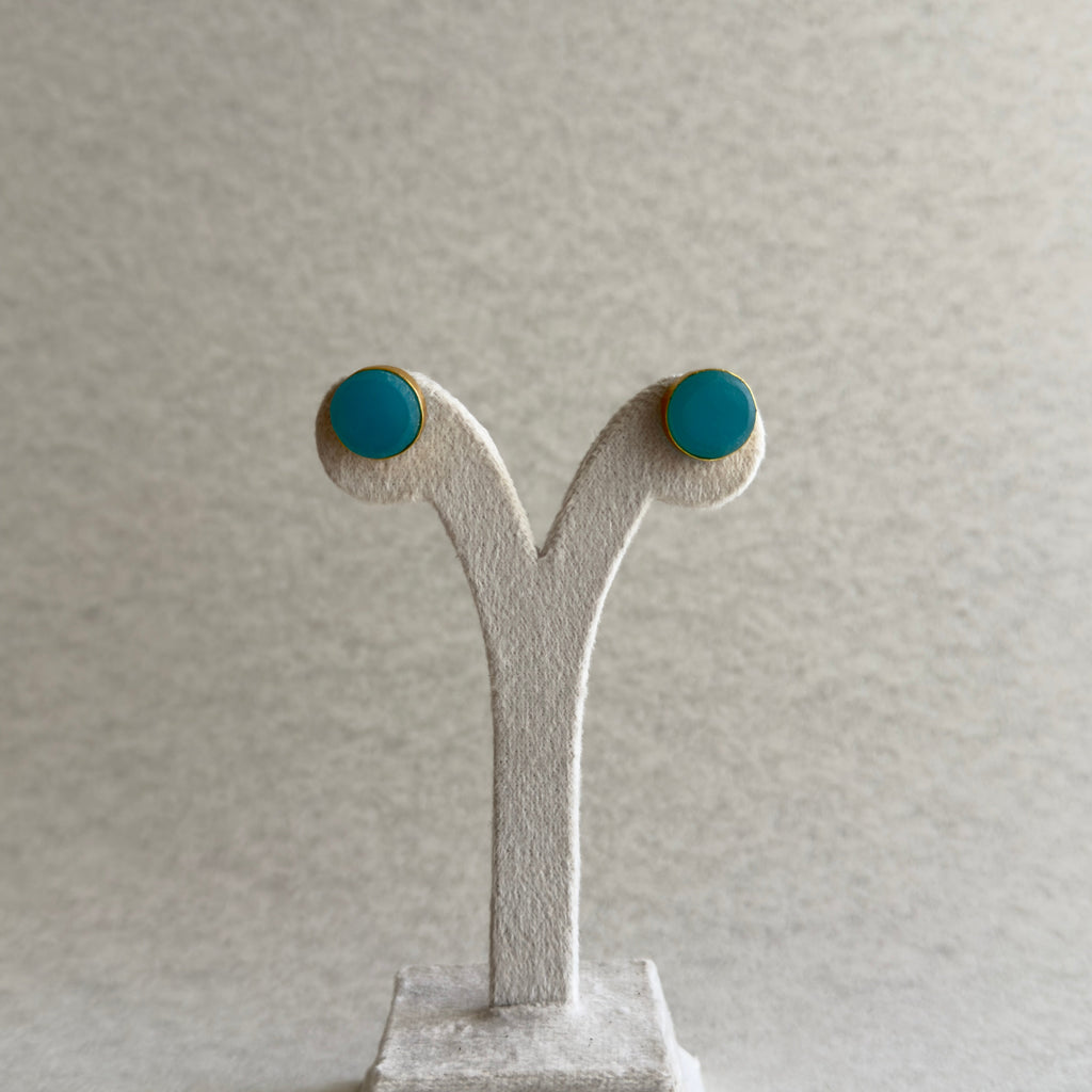 Turquoise Gold-Tone Jewellery Set