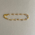 Crystal Round Bezel Tennis Bracelet
