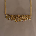Lakshmi Nakshi Choker Necklace & Jhumka Earrings Set with Pearl Drops