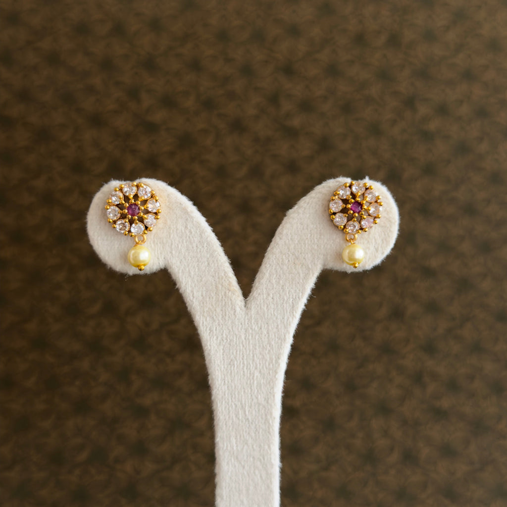 Lakshmi Temple Necklace & Earrings Set