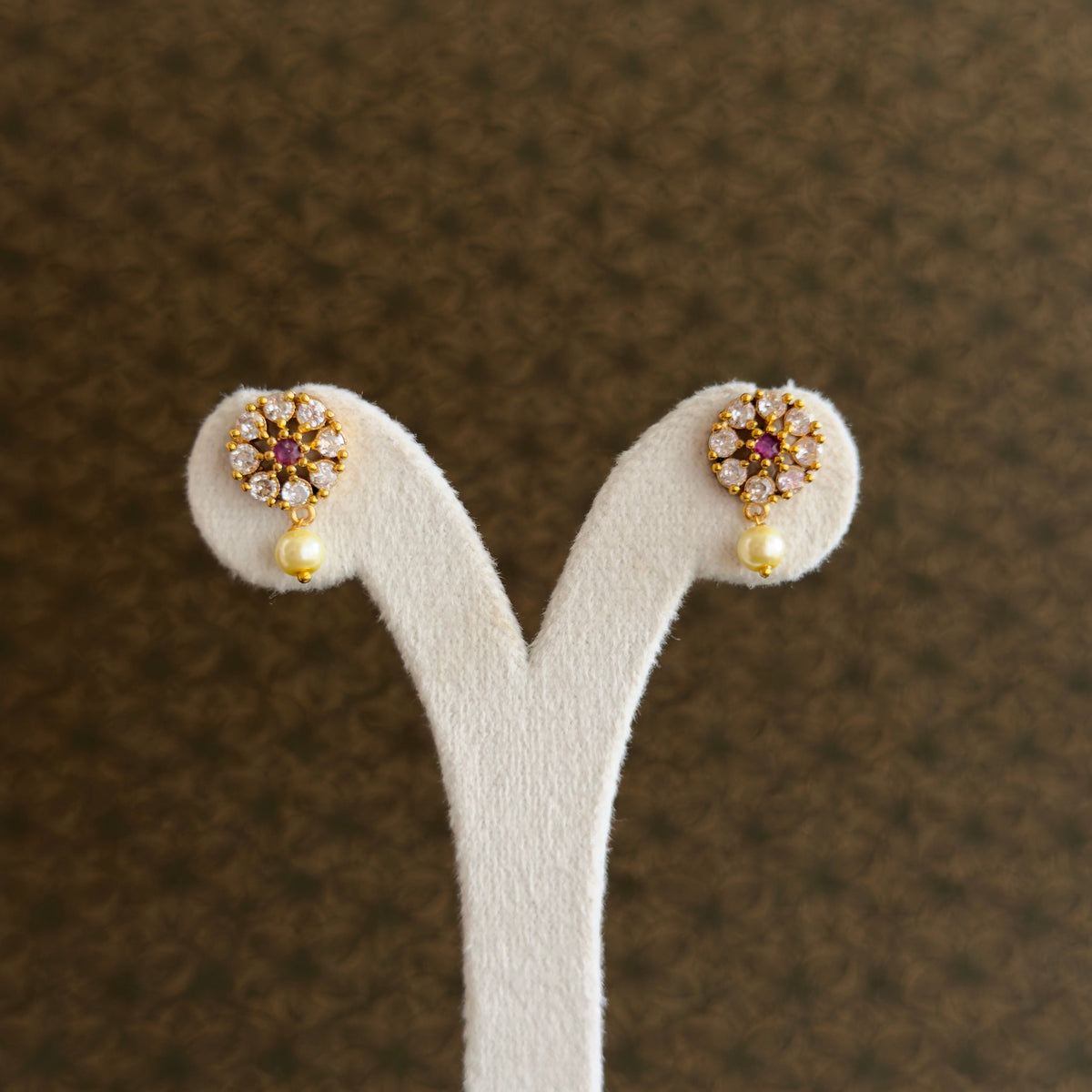 Lakshmi Temple Necklace & Earrings Set
