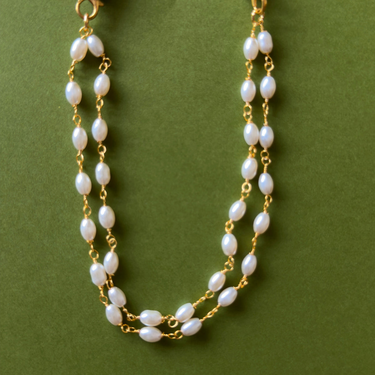 Double Layer Freshwater Pearl Necklace