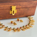 Kemp Stone Manga Mala Necklace and Earrings