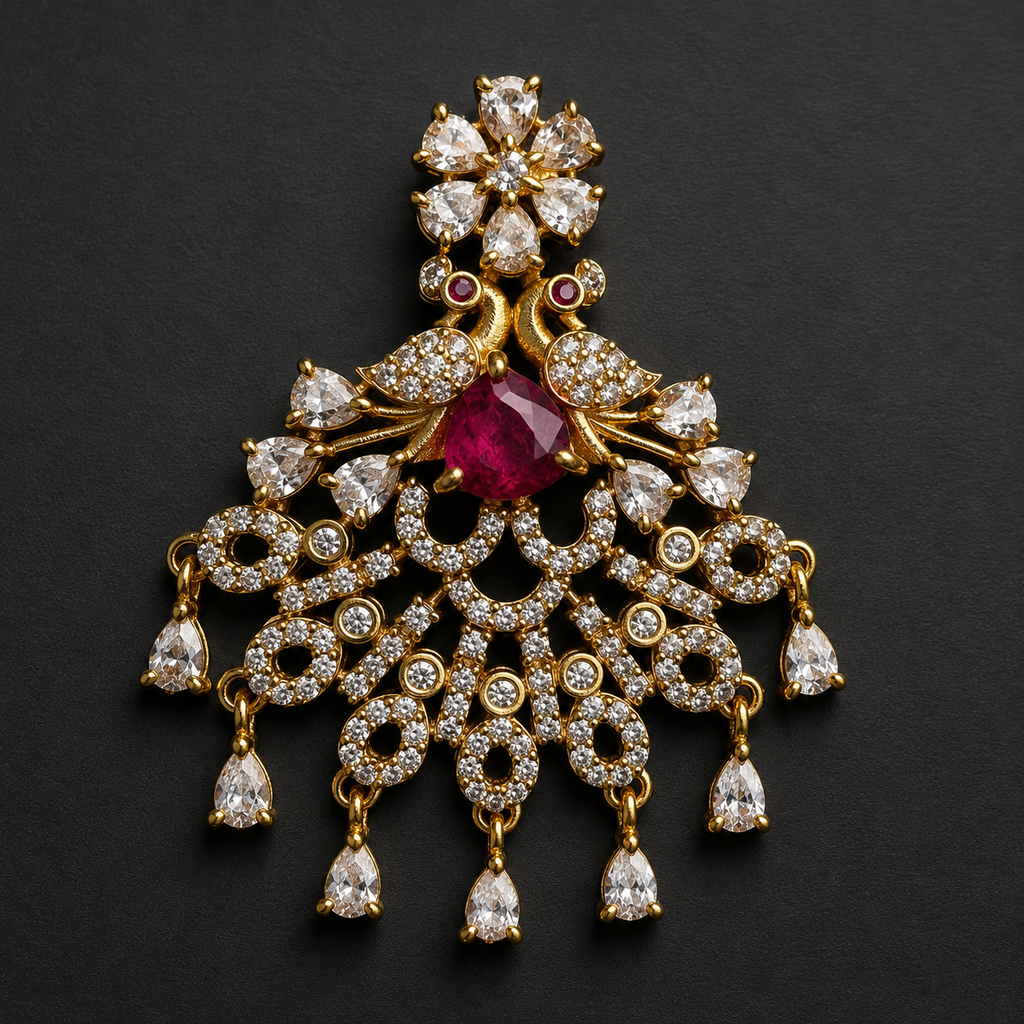 4-in-1 Interchangeable Trillion-Cut Stud Earrings